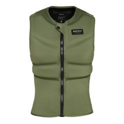 Mystic Star Impact Vest Fzip Women - Olive Green 