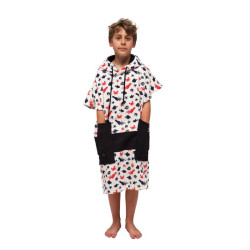 Poncho ALL IN Kid (6-9 ans) Leopard Beige