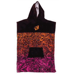 Poncho Kid CREATURES OF LEISURE Grom Fluro Red U