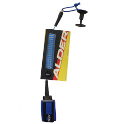 Leash Bodyboard ALDER Coiled Blue