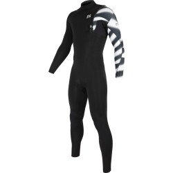 	SOORUZ HOMMES Fullsuit Men 4/3 ZF FIGHTER - ORGANIC OYSTERPRENE Black 