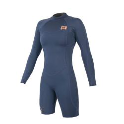 SOORUZ FEMMES Shorty Women 2/2 LS BZ FLY - ORGANIC OYSTERPRENE Navy
