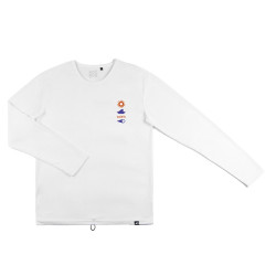 SOORUZ HOMMES Water Tee LS POLYWAVE White