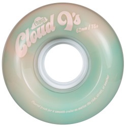 CHAYA Outdoor Wheels PARTS Roller Skates Cloud 9`s White Green Swirl
