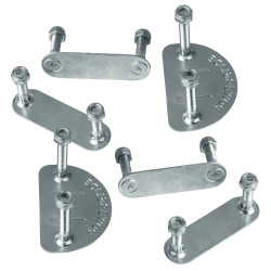 CHAYA Replacement Parts PARTS Roller Skates CHAYA POWERSLIDE Standard Plate Mounting Set Shari Silver