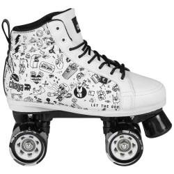 CHAYA Vintage Roller Skates Sketch White
