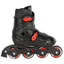 PLAYLIFE Kids Skates Riddler Black Cherry adj. Black Red 27-30 EU Junior