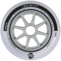 POWERSLIDE Fitness Wheels Wheels Best Sellers POWERSLIDE Infinity 125/85A, 6 pcs. Silver Grey