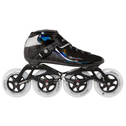 POWERSLIDE Kids Racing Skates POWERSLIDE Racing Skates POWERSLIDE Dragon Black 100 Black