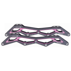 POWERSLIDE Racing 195 Frames Frames Triple X HILO 12.8/3x110/1x100, 195 Titanium Pink