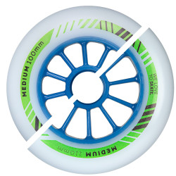 POWERSLIDE Racing Wheels ERA HILO 110/100 Medium 8-Pack White Blue Green
