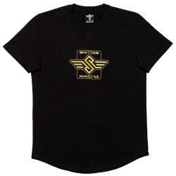 SWINGS Softgoods Swings Racing Tee Black Black