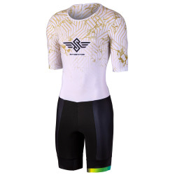 SWINGS SWINGS Race Clothing Swings Racing Suit White Gold Black