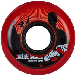 UNDERCOVER Aggressive Wheels Carlos Bernal Movie 60/90A, 4-pack Black Red