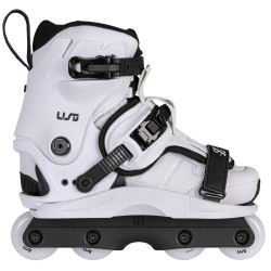 USD Aggressive Adult Skates USD Shadow Team White White