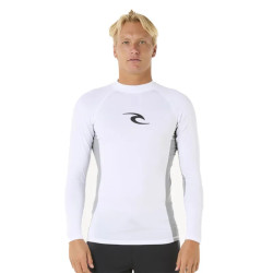 Lycra Ripcurl Waves Upf Perf L/S 1000 White
