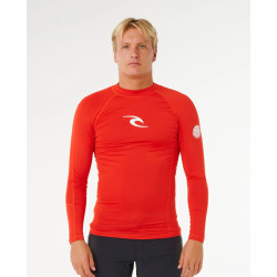 Lycra Ripcurl Waves Upf Perf L/S 2374 Lava Red