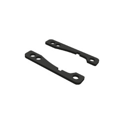 Flat Flying Wheels Dts Riser Pads Set Of 2 Fw Black (Y0000 2Mm