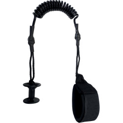 Leashs Flood Coiled Leash Biceps Flood Black (Prp01 S/M