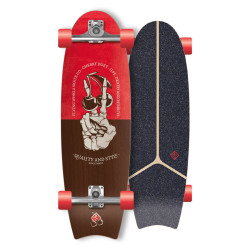 Skate Complet Flying Wheels Cherry 31 Surfskate Fw Red (Red00 31"