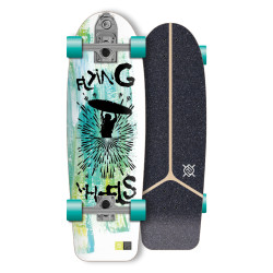 Skate Complet Flying Wheels Freedom 30 Surfskate Fw Aqua (Prp01 30"
