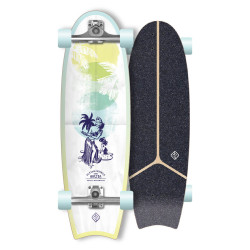 Skate Complet Flying Wheels Hula 31 Surfskate Fw Pastel (Pas00 31"