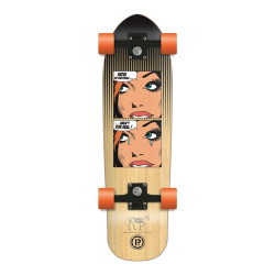 Skate Complet Prohibition Truth 28.5 Prohibition Retro Wide Orange (Prp01 28.5"