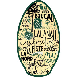Skimboards Skim One Landes 41 Wood Skim One Forest Green (Prp01 41"