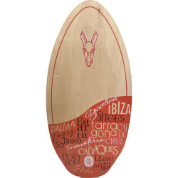 Skimboards Skim One Mediterranee 41 Spain Wood Skim One Orange/Black (Orgbk 41"