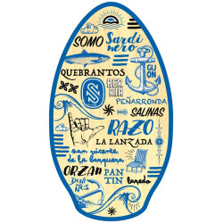 Skimboards Skim One North Spain 41 Wood Skim One Blue (Prp01 41"