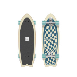 Checker 30"x9,75" Surfskate Long Island Complete