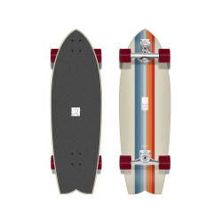 Fish 33"x10,5" Surfskate Long Island Complete