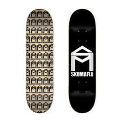 House Logo Black 6.0"x23.5" Sk8Mafia Micro Deck