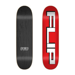Squared Logo Red 8.0"x31.50" Flip Deck