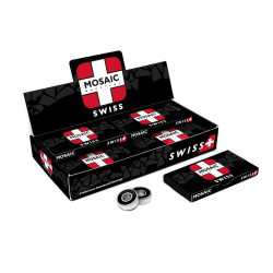 Swiss Silver Black Mosaic Bearings