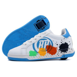 Breezy Rollers Splash White/Light Blue