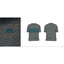T-shirt Severne SV Hex Line Mens T-Marl Grey