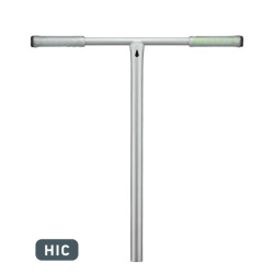 Guidon Blunt Thermal V2 650mm SLIT Silver avec poignée Clear