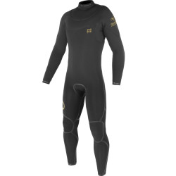 Combinaison de surf Homme Sooruz Guru+ 5/4 mm U-Zip – Oysterprene bio – Noir