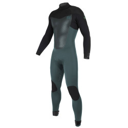 Combinaison de surf Homme Sooruz Fighter 5/4/3 mm Back Zip – Oysterprene bio - Slate