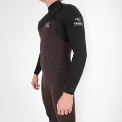 	Combinaison de surf Homme Sooruz Guru Pro 3/2 mm Chest Zip – Oysterprene bio – Marron