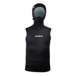 Débardeur thermique polaire à capuche Homme Sooruz Thermo – Noir – Taille
