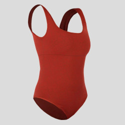 Maillot de bain une pièce manches longues Femme Sooruz Align – Rouge