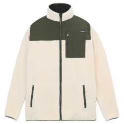 Veste sherpa manches longues Homme Sooruz Everest – Blanc