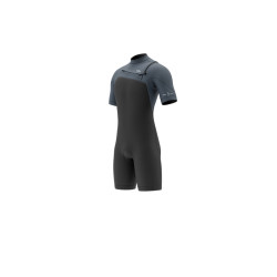 Motion 3/2 mm Front Zip – Shorty Homme Mystic – Bleu Tidal