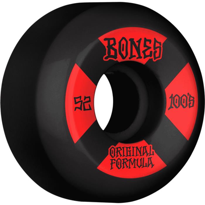 roues-skate-bones-x4-100s-v5-4-sidecut-noir-100a-52mm