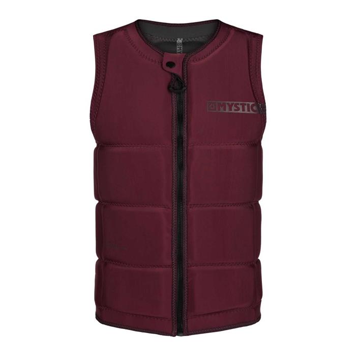 gilet-impact-mystic-star-front-zip-ce-oxblood-red