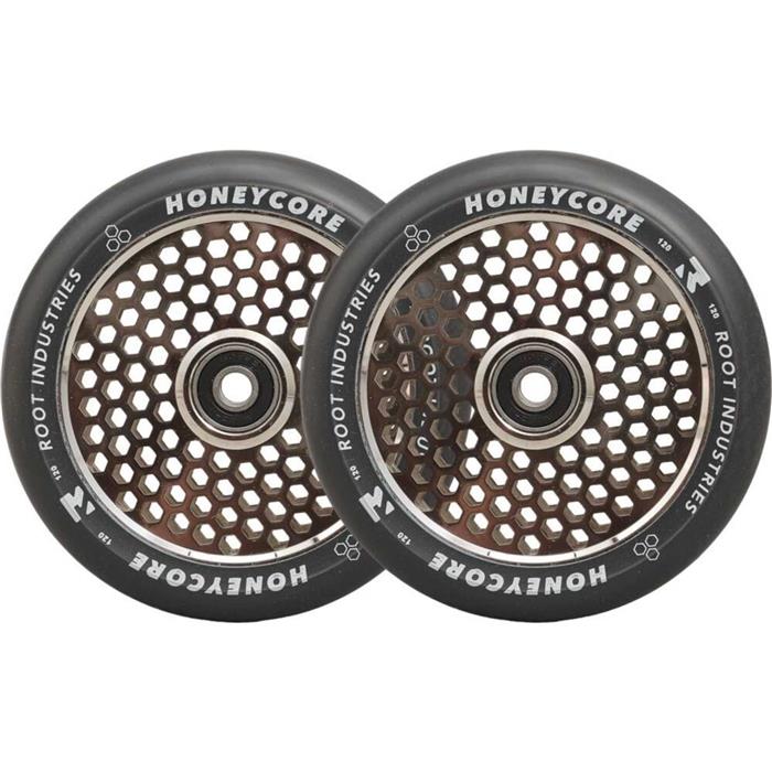 paire-de-roues-trottinette-root-industries-honey-noir-mirror-120mm