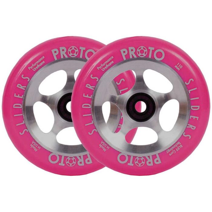 paire-de-roues-trottinette-proto-slider-starbright-pink-raw-110mm