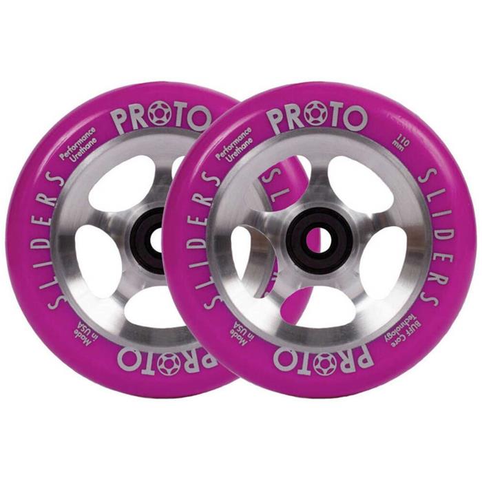 paire-de-roues-trottinette-proto-slider-starbright-purple-raw-110mm